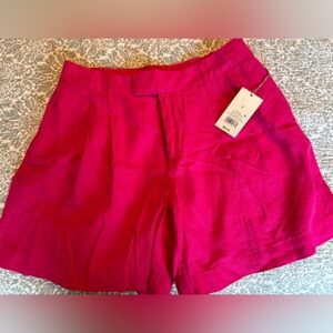 A New Day hot pink linen shorts